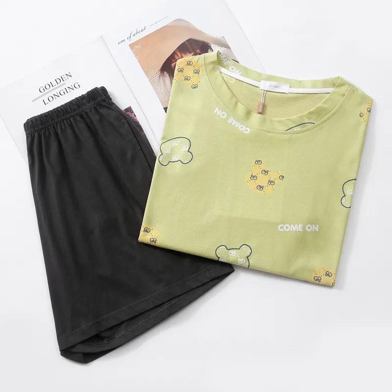 GOSO Pajama Set Women's Pea Green-3
