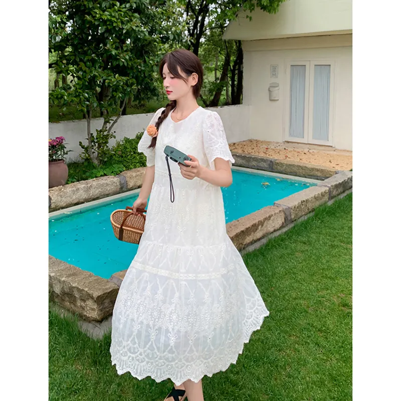 TEME Short Sleeved Dress Women's-3