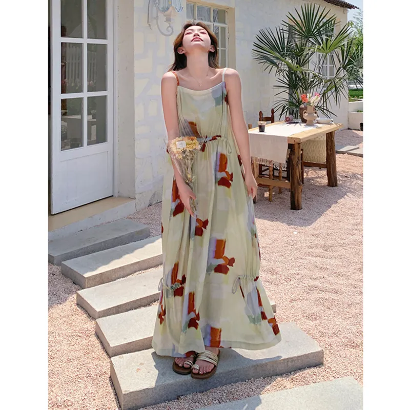 TEME Slip Dresses Women's Print-4