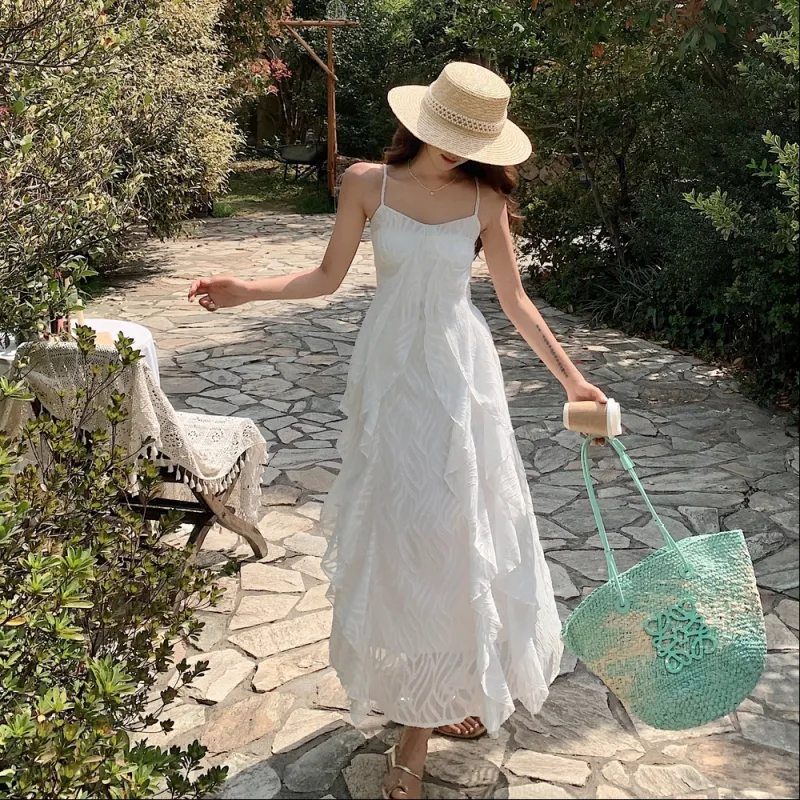 TEME Slip Dresses Women's White-2