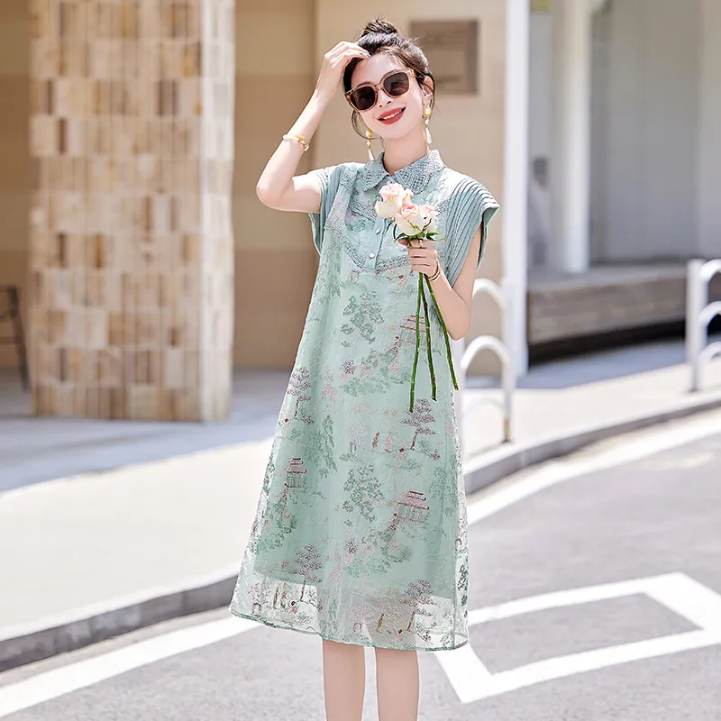 TEME Short Sleeved Dress Women's-3