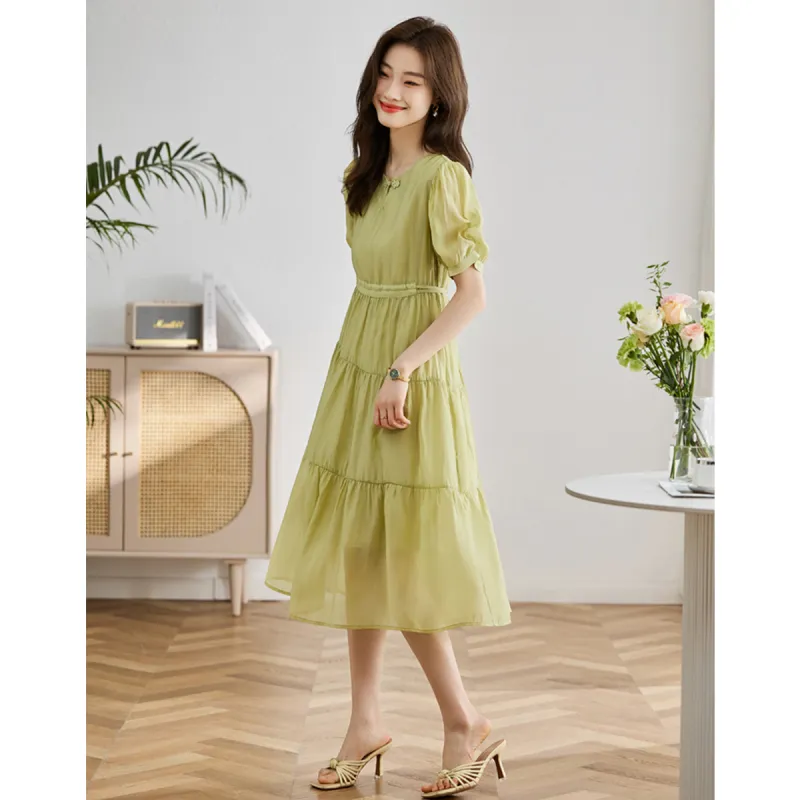 TEME Short Sleeved Dress Women's-3