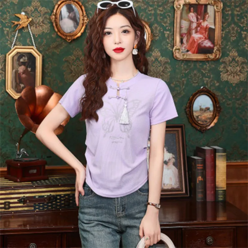 TEME Shirts Women's Purple-2
