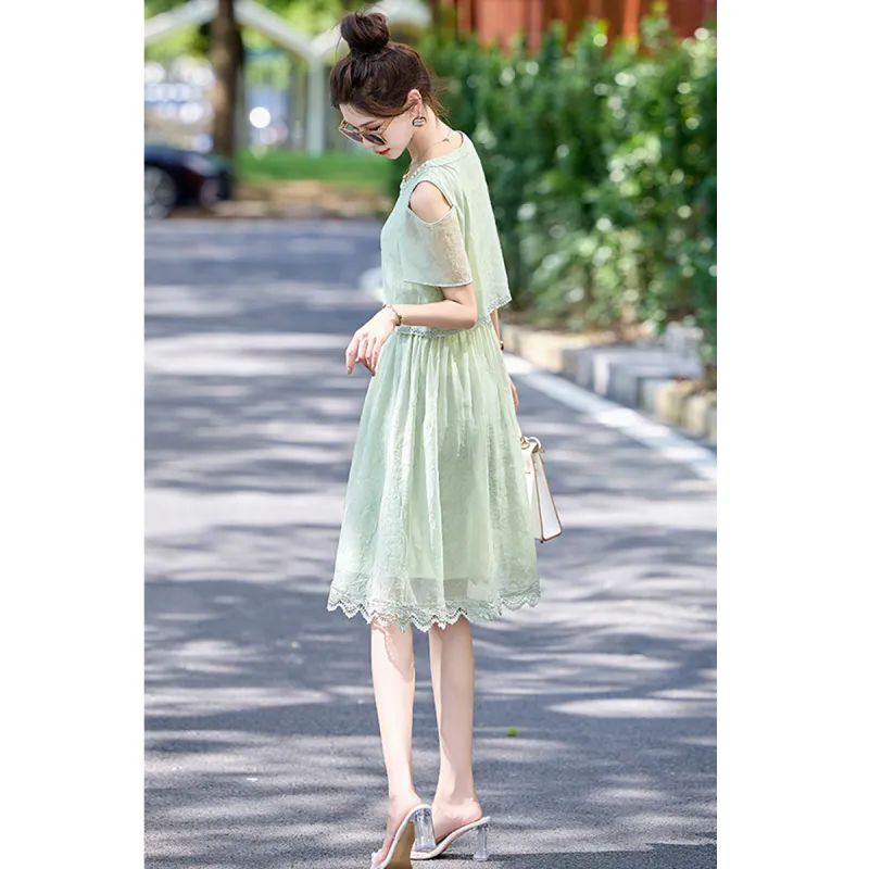 TEME Short Sleeved Dress Women's-7
