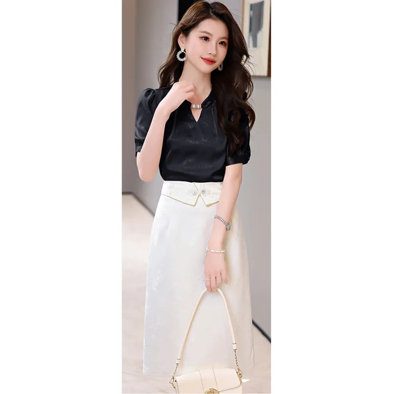 TEME Two Piece Skirt Sets Women's-15