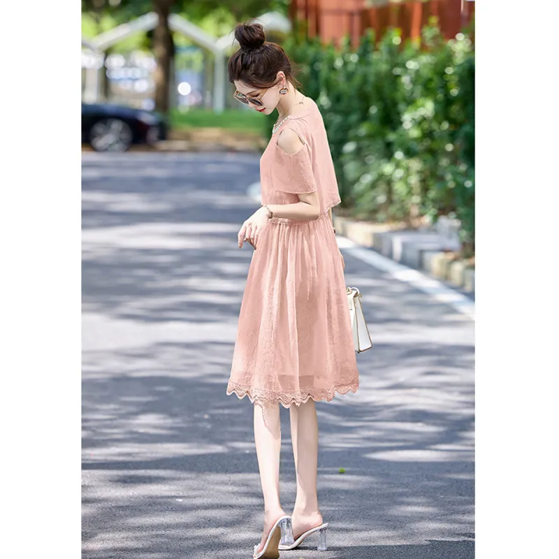 TEME Short Sleeved Dress Women's-3