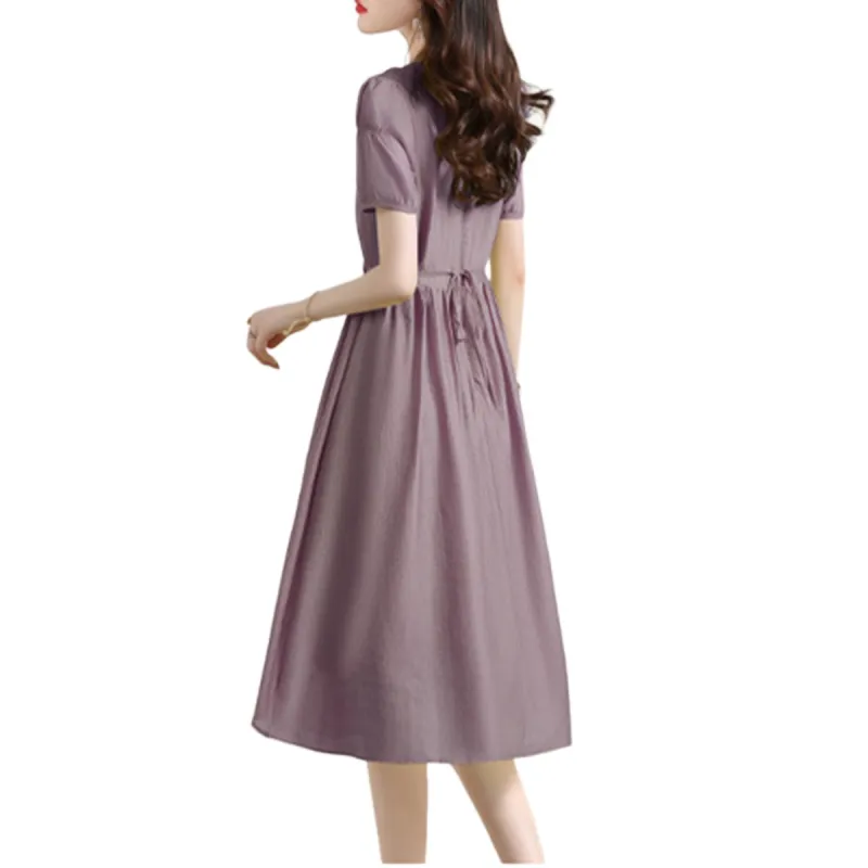 TEME Short Sleeved Dress Women's-4