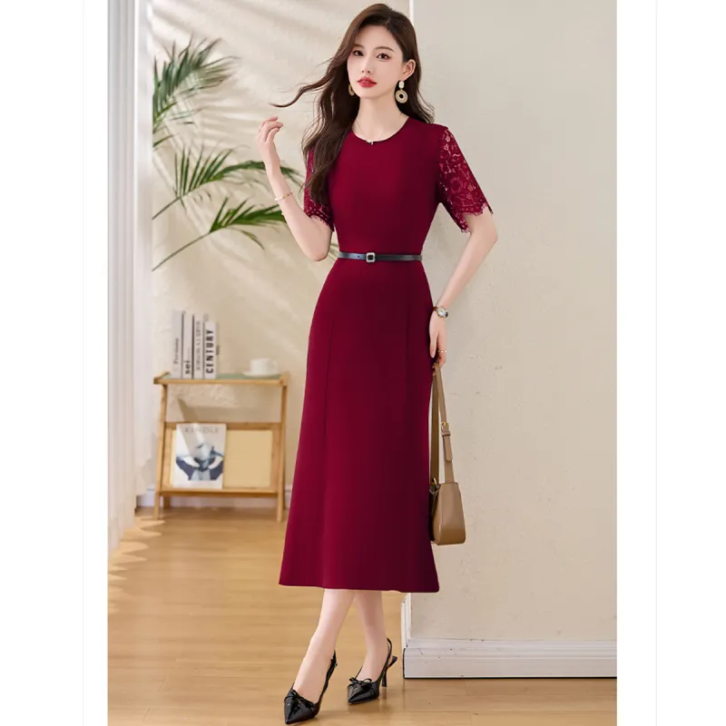 TEME Short Sleeved Dress Women's-2