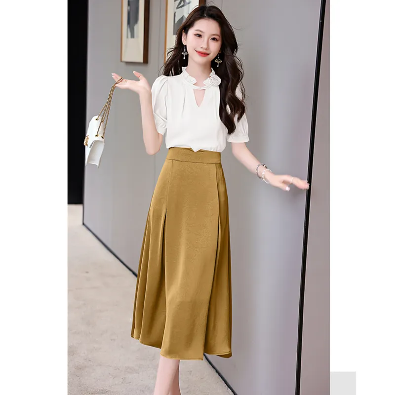 TEME Two Piece Skirt Sets Women's-15