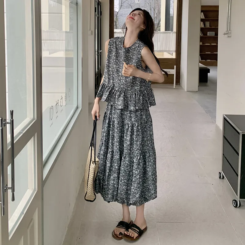 TEME Two Piece Skirt Sets Women's-3
