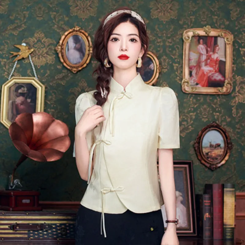 TEME Shirts Women's Apricot-2