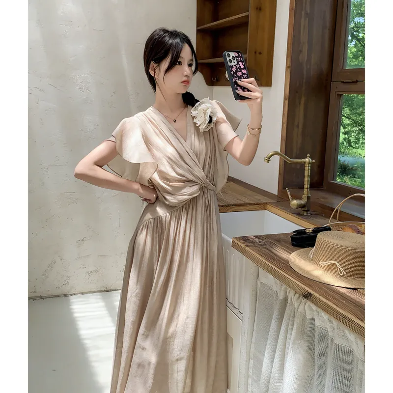 TEME Short Sleeved Dress Women's-4