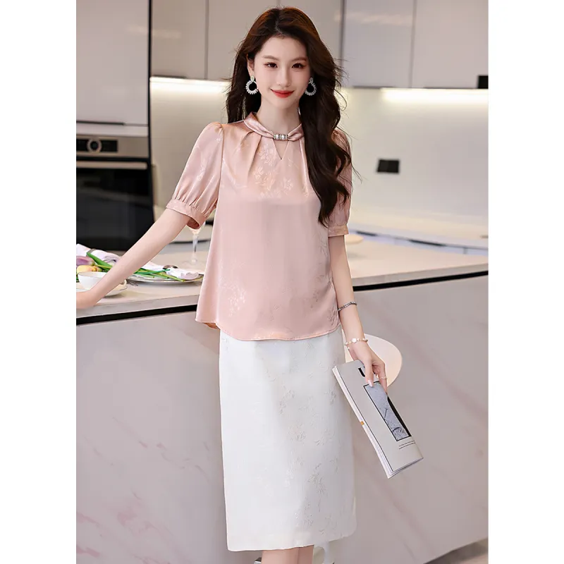 TEME Two Piece Skirt Sets Women's-11