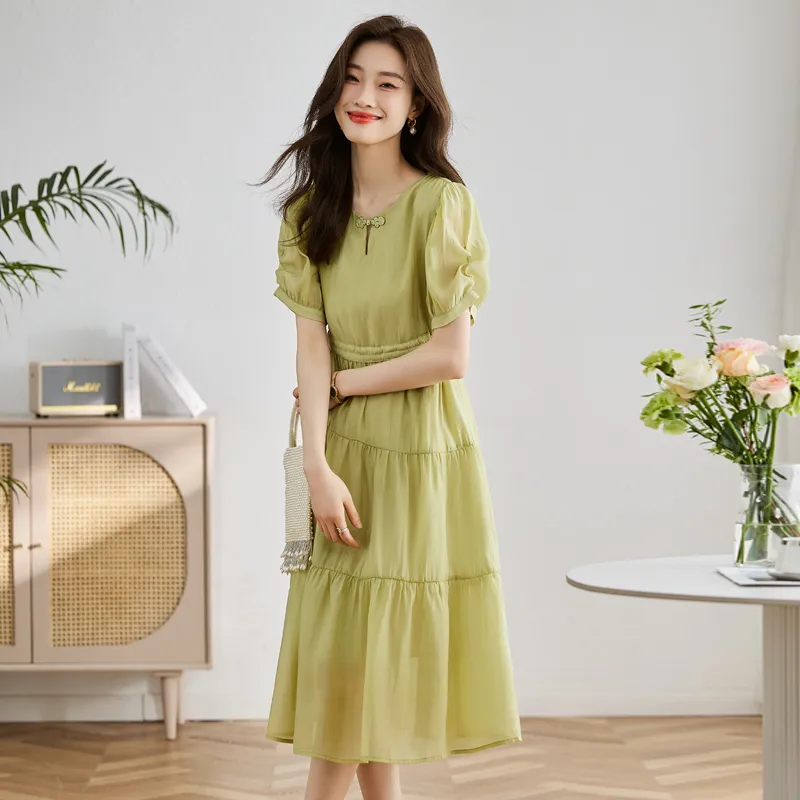 TEME Short Sleeved Dress Women's-2