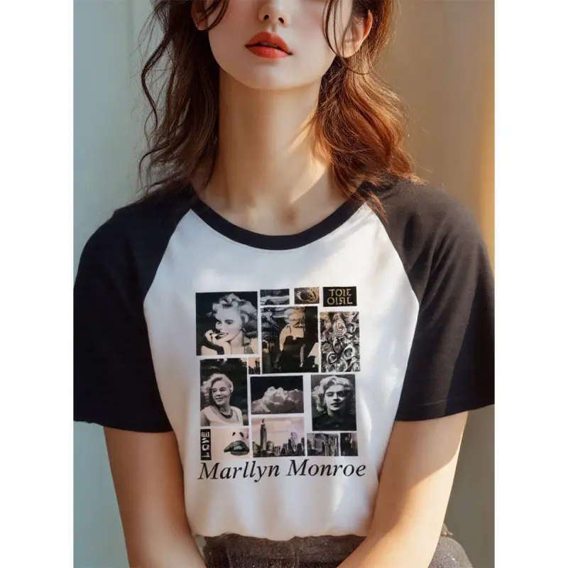 TEME Raglan Sleeve T Shirt Women's White & Black-2