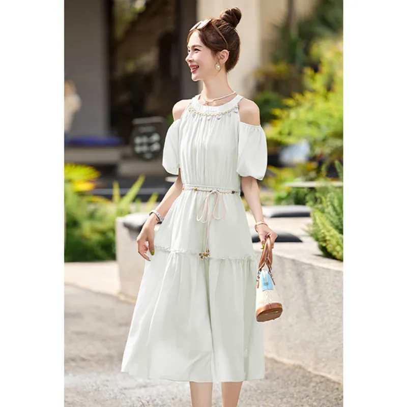 TEME Short Sleeved Dress Women's-8