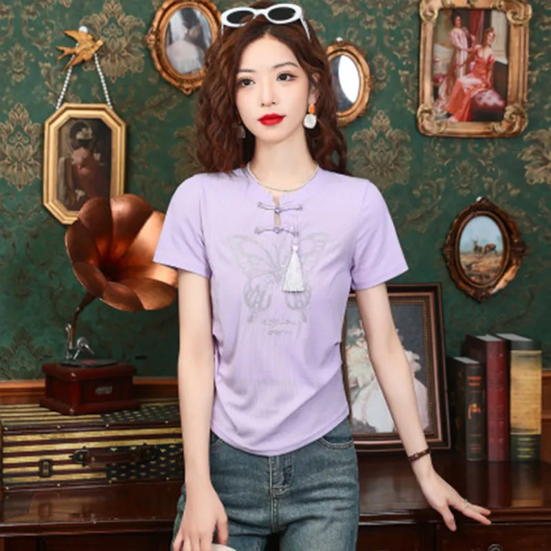 TEME Shirts Women's Purple-3