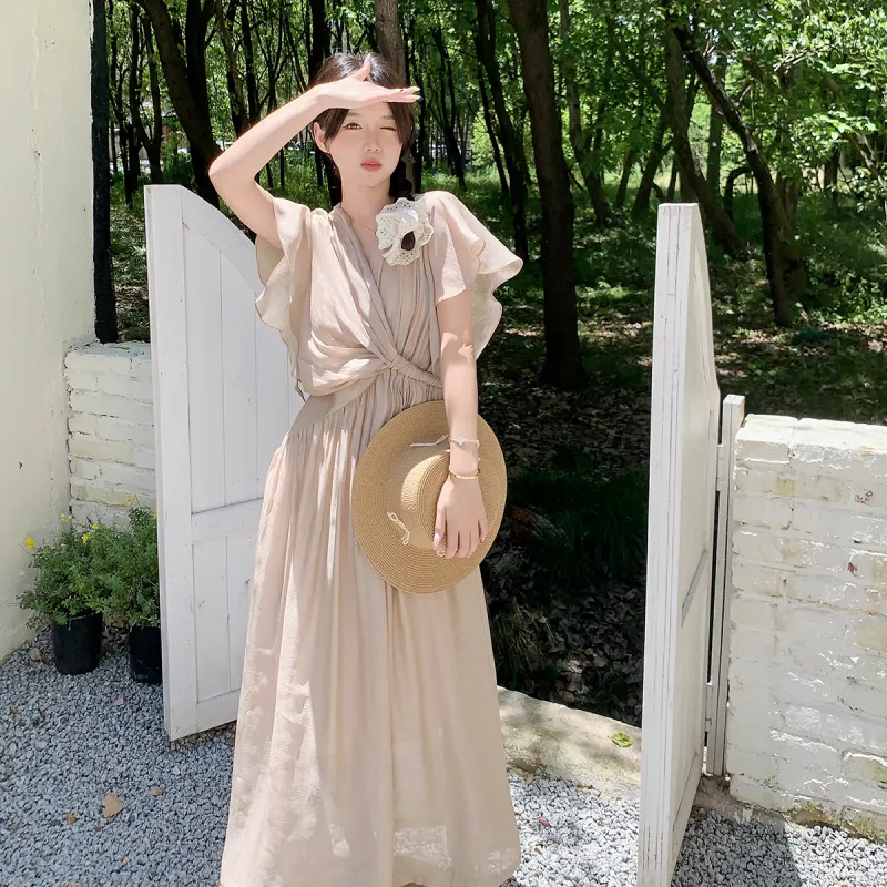 TEME Short Sleeved Dress Women's-2