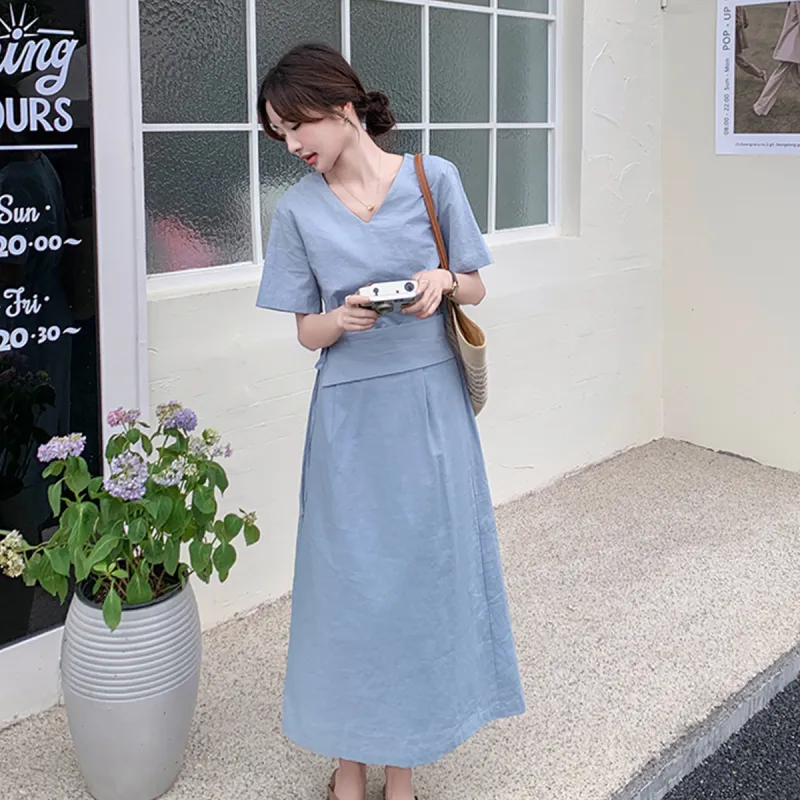 TEME Short Sleeved Dress Women's-5
