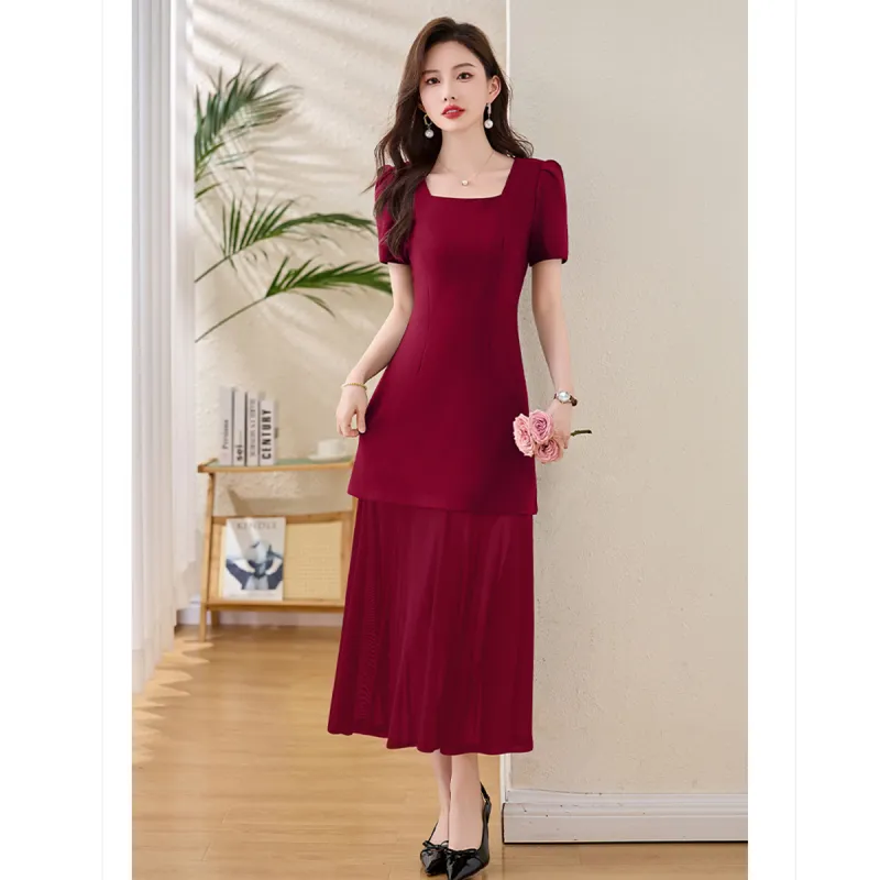 TEME Short Sleeved Dress Women's-2