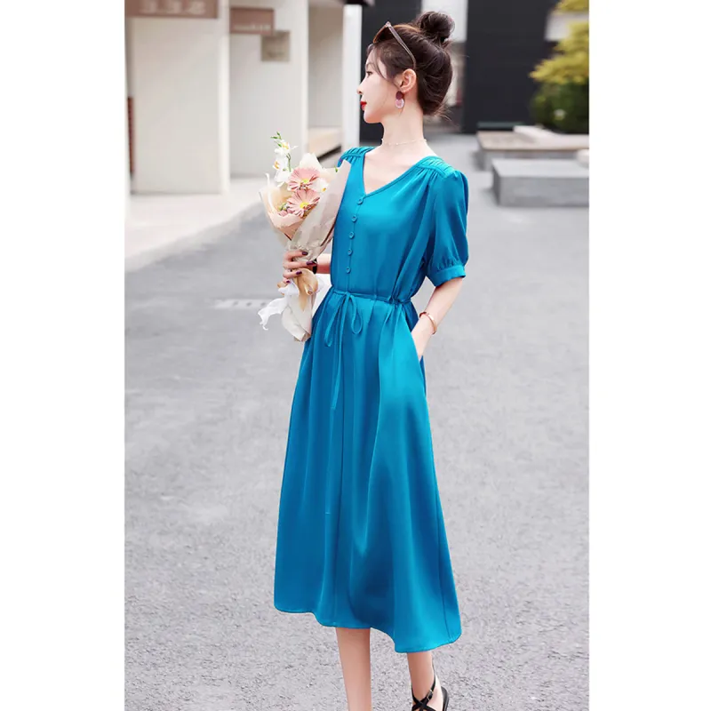 TEME Short Sleeved Dress Women's-9