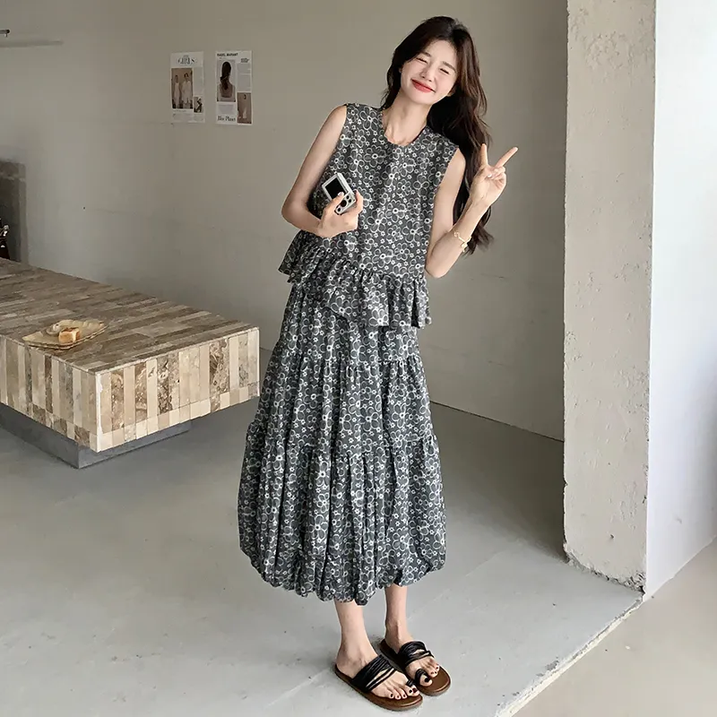 TEME Two Piece Skirt Sets Women's-1