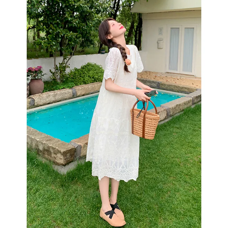 TEME Short Sleeved Dress Women's-2