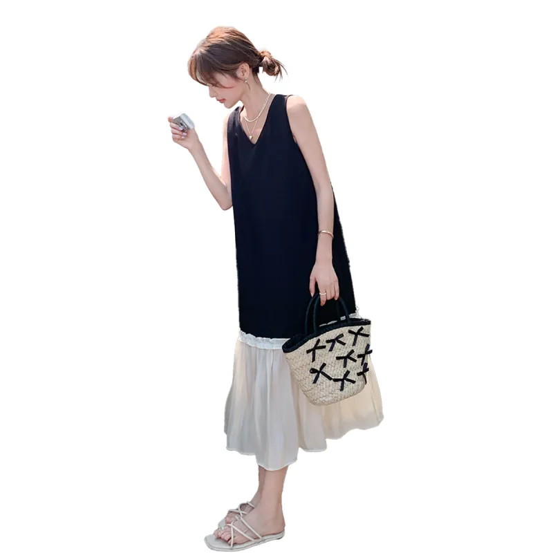 TEME Sleeveless Dress Women's Black-2