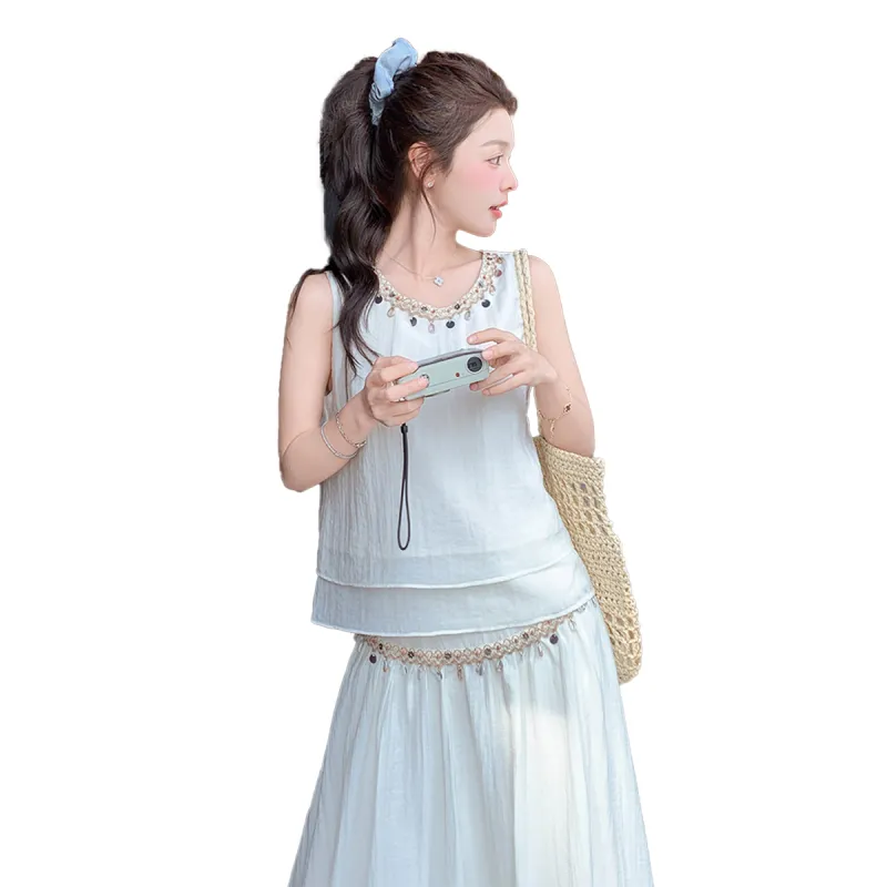 TEME Two Piece Skirt Sets Women's-3