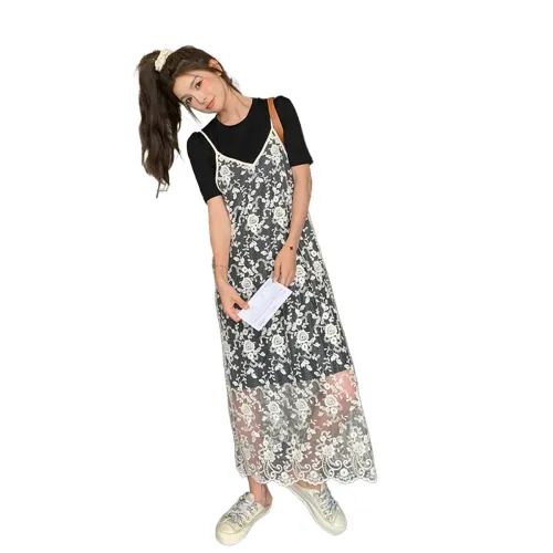 TEME Slip Dresses Women's Black