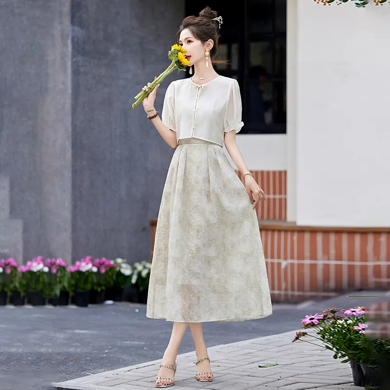 TEME Two Piece Skirt Sets Women's-2