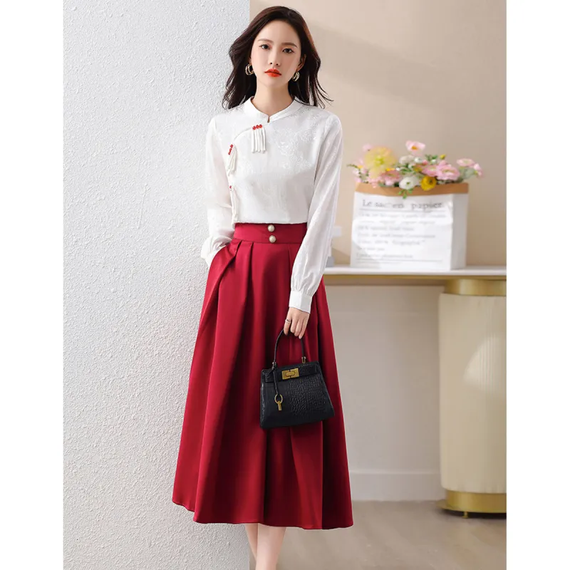 TEME Two Piece Skirt Sets Women's-1