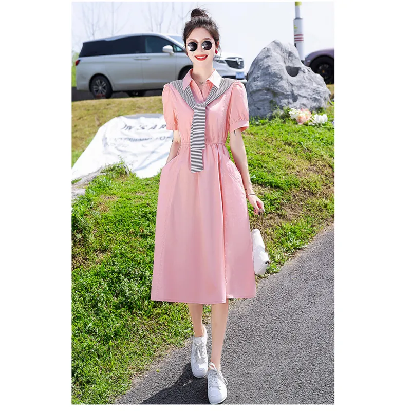 TEME Short Sleeved Dress Women's-5