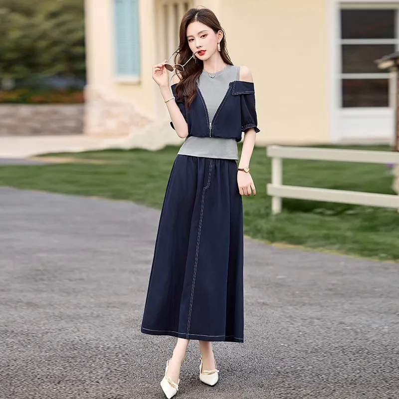 TEME Two Piece Skirt Sets Women's-4