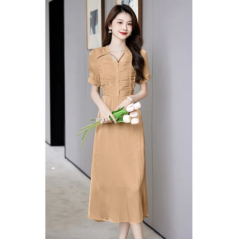 TEME Short Sleeved Dress Women's-9