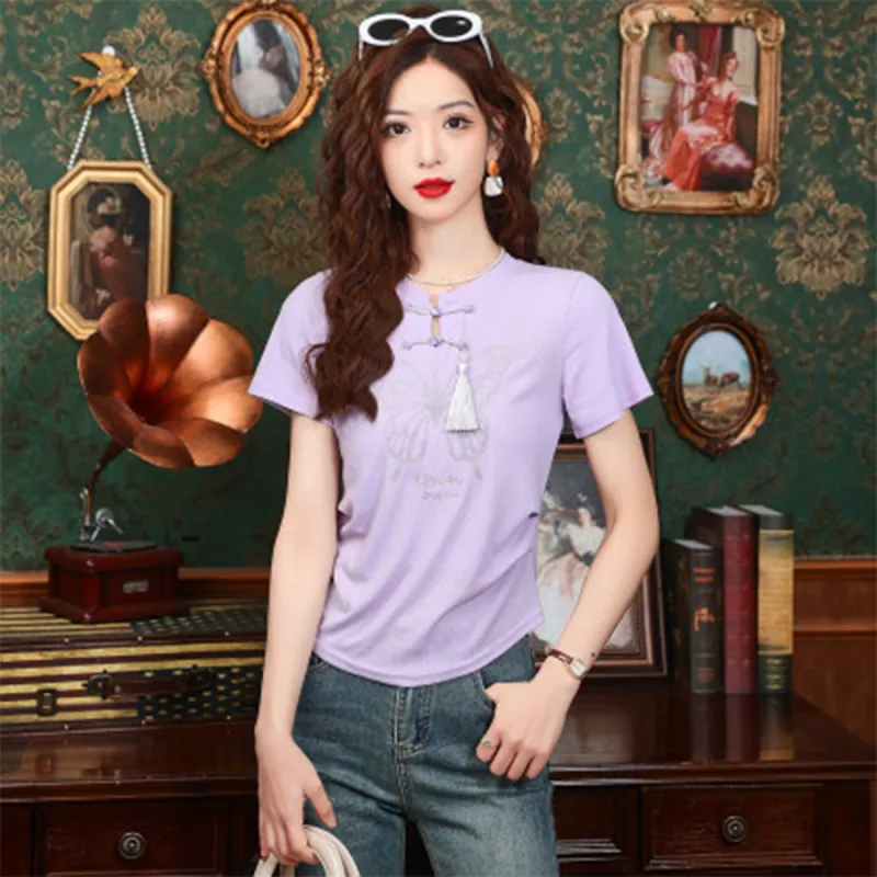 TEME Shirts Women's Purple-1