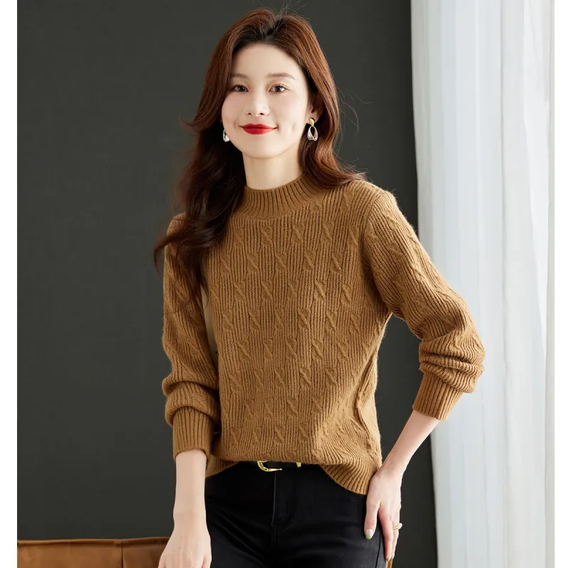 TEME Knitwear Women's Camel Apricot-2