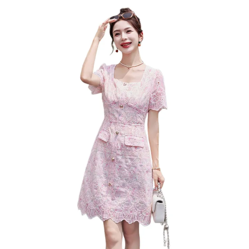 TEME Short Sleeved Dress Women's-7