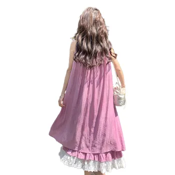 TEME Sleeveless Dress Women's Pink Purple