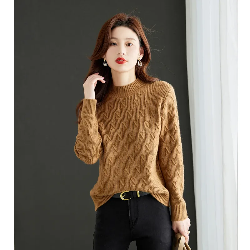 TEME Knitwear Women's Camel Apricot-1