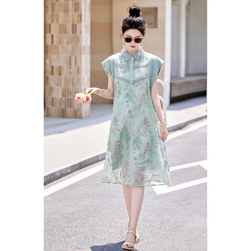 TEME Short Sleeved Dress Women's-6