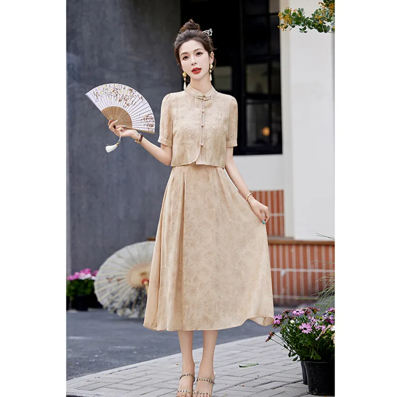 TEME Two Piece Skirt Sets Women's-13