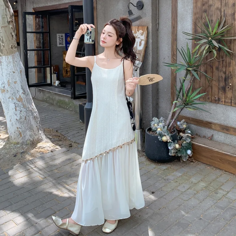 TEME Slip Dresses Women's White-2