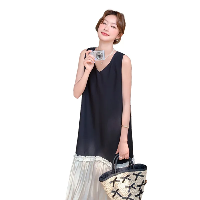TEME Sleeveless Dress Women's Black-1