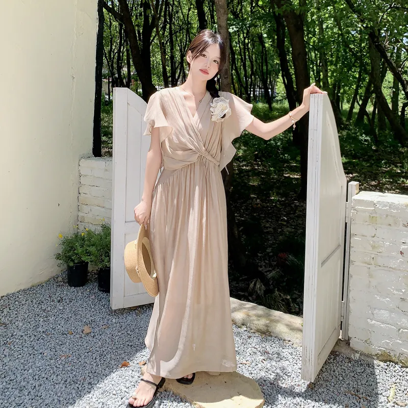 TEME Short Sleeved Dress Women's-3