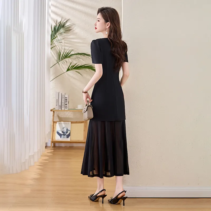 TEME Short Sleeved Dress Women's-5