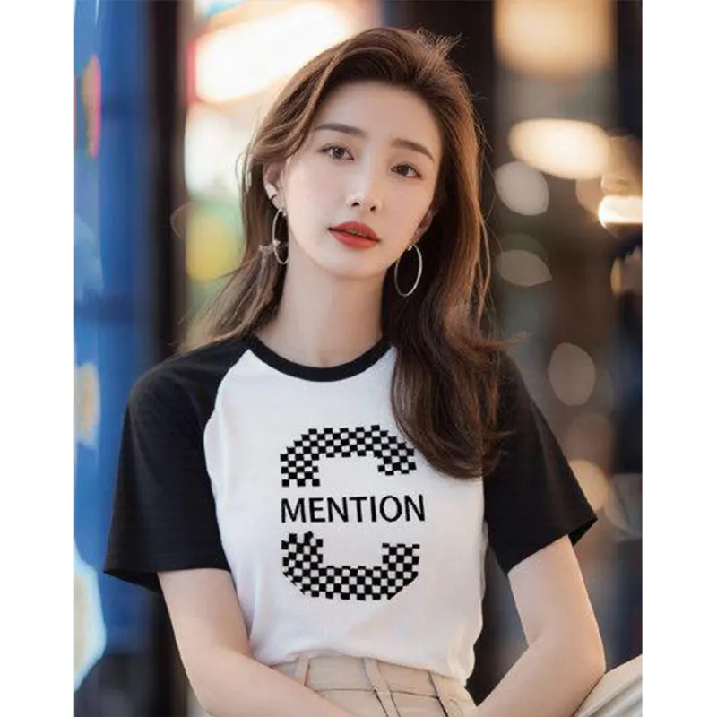 TEME T Shirt Women's White & Black-2