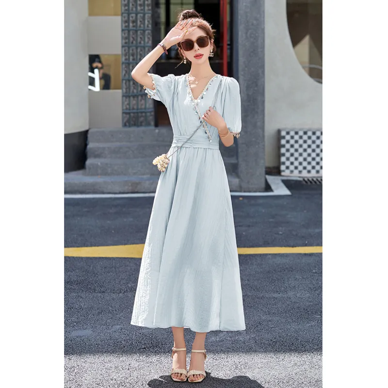 TEME Short Sleeved Dress Women's-3