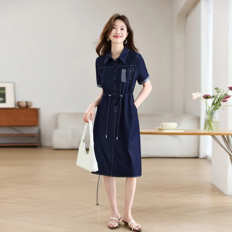 TEME Short Sleeved Dress Women's-5