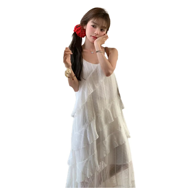 TEME Slip Dresses Women's White-2